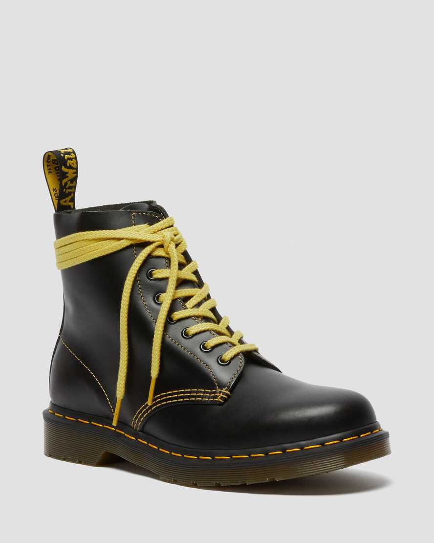 Dr. Martens 1460 Pascal Atlas Lær Snørestøvler Dame Mørke Grå [5430ODBTG]